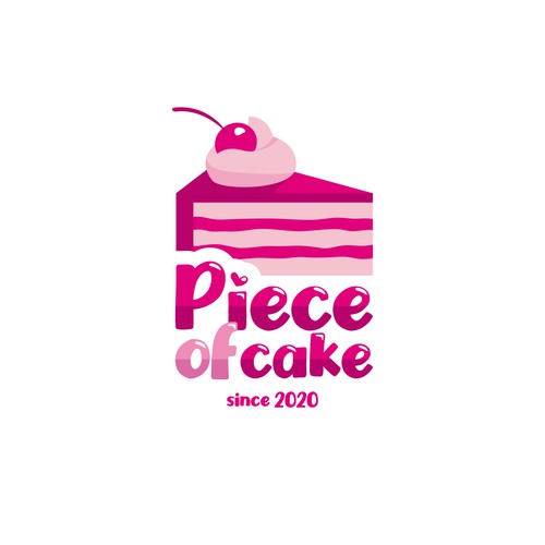 Piece of Cake Kid's Bakery logo contest entry