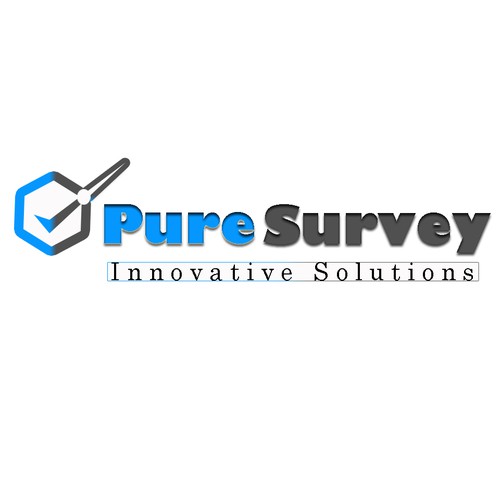 Pure Survey Creative Logo Design