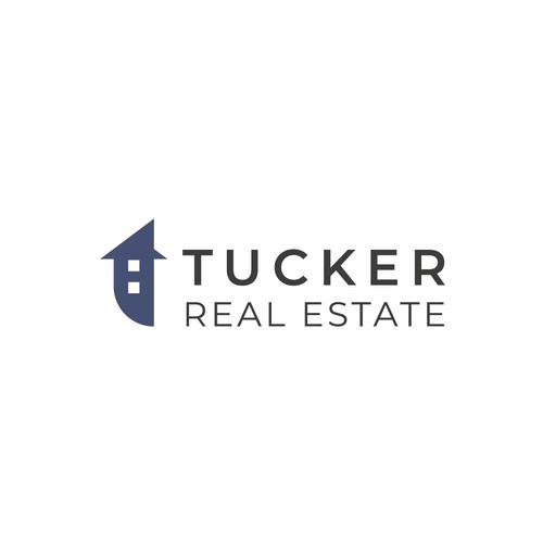Initial-based Logo for real estate agent.