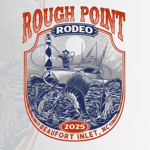 Rough Point Rodeo t- shirt design