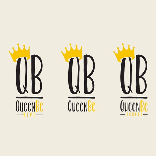 QueenBe logo design