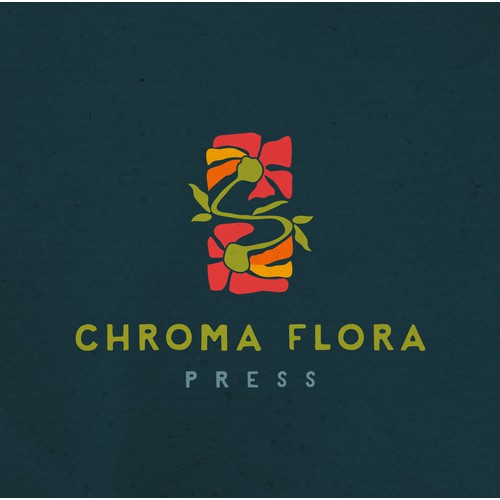 Organic and Artistic Visual identity for Chroma Flora Press