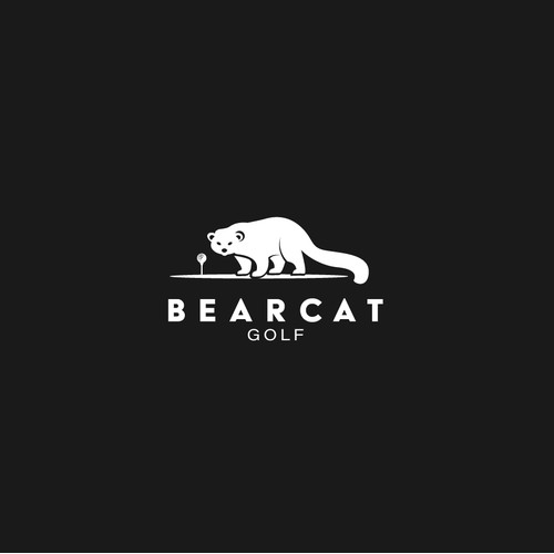 bearcat inspired logo for golf brand 