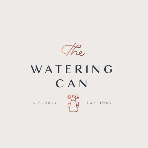 logo re-design draft for the watering can 