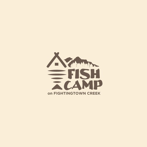 Bold logo for Fish Camp
