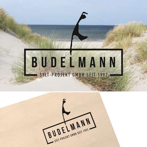 Modernes und anspruchsvolles Logo für die "Budelmann Sylt-Projekt GmbH"