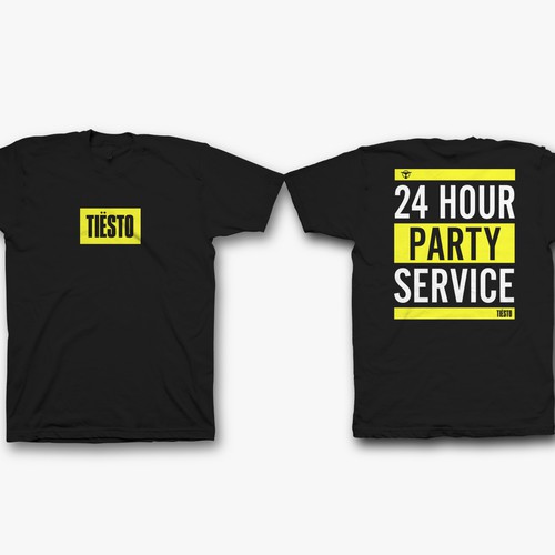 T shirt design for Tiesto