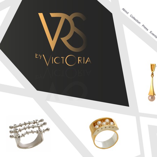 SIMPLE & elegant website for Jewelry Designer