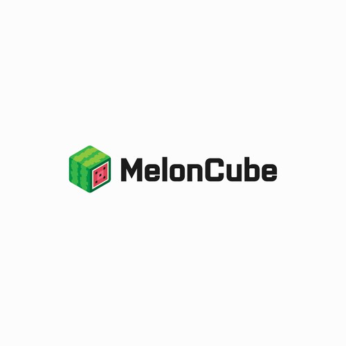 Logo proposal for game and web hosting services aimed at Minecraft gamers.