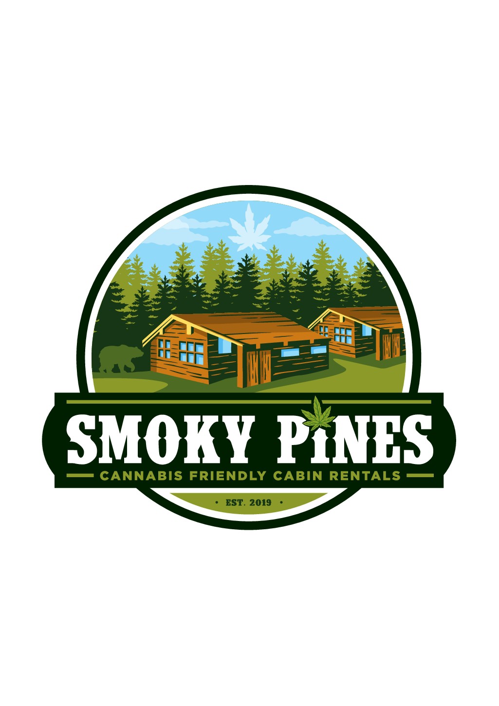 Cabin and Glamping resort 420 friendly with potential of a viral campaign.