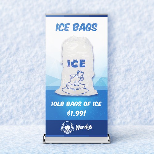 Wendy's Ice Bags - Banner Design
