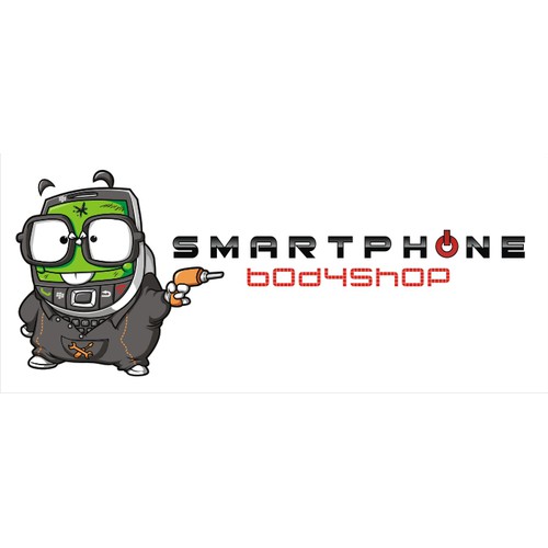 Phone repair shop looking for a humanized cartoon logo 