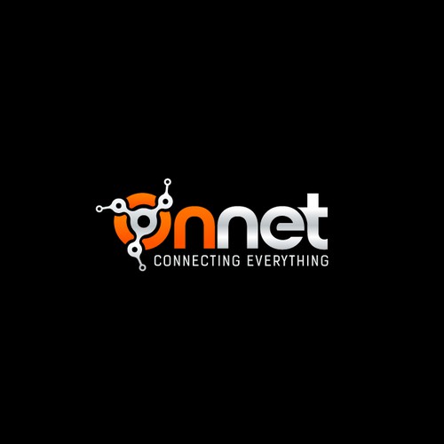Elegant and powerful logo for ONnet