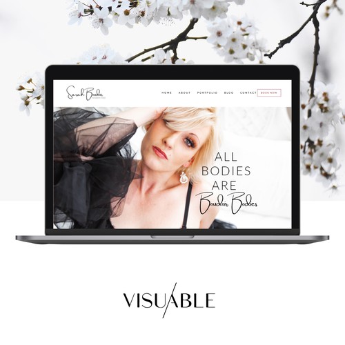 Sensual Website Design for Boudoir Photographer