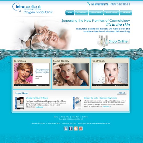 Intraceuticals - oxygen facial clinic