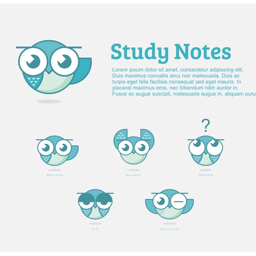 Create a logo for a fun high school study site!