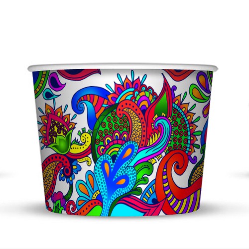 Hand Drawn Design for a Paper Cup Company