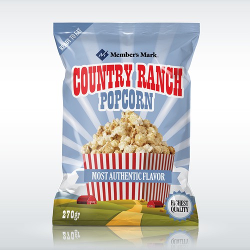 popcorn package artwork