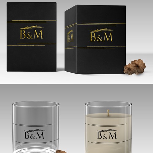 Create An Elegant Packaging Design for a New Line of Scented Candles