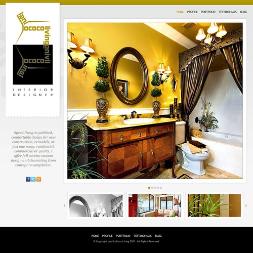 WordPress Design for Lani LoCoco Living