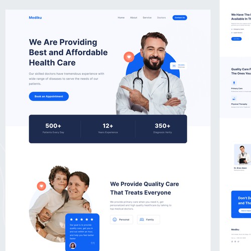 Medical Landing Page