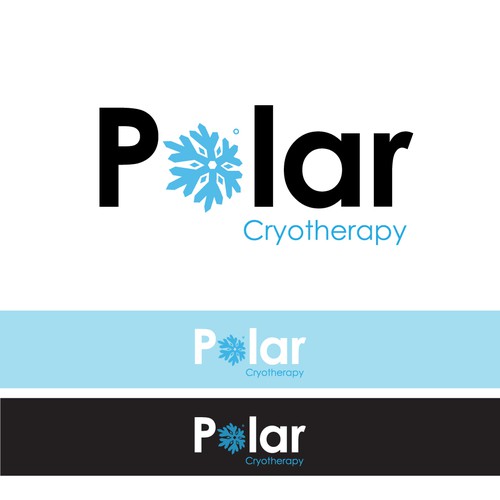 polar cryotheraphy logo concept