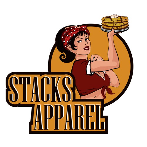 STACKS APPAREL logo design