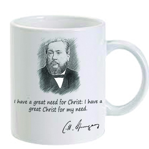 Head Shot Illustration with Quote for Coffee Mug or Poster for Great Preachers