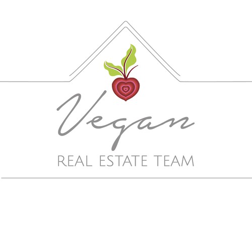 logo logodesign for vegan real estate