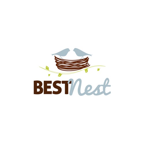 Create a nurturing logo for Best Nest daycare