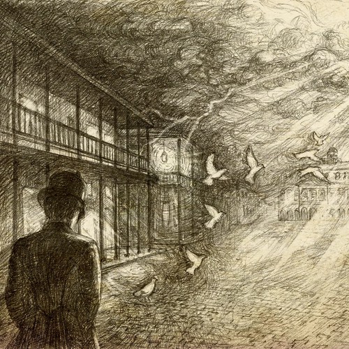 Traditional Illustration for book cover