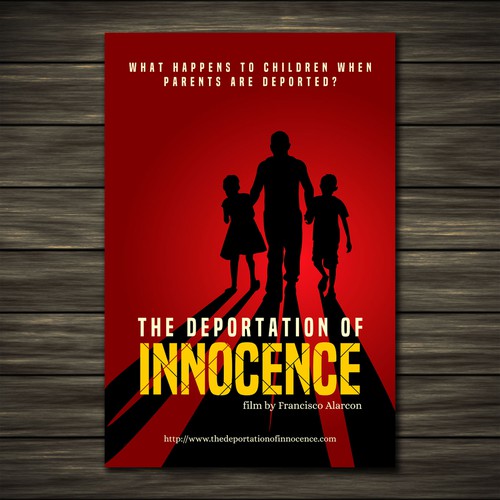 poster for the deportation of innocence