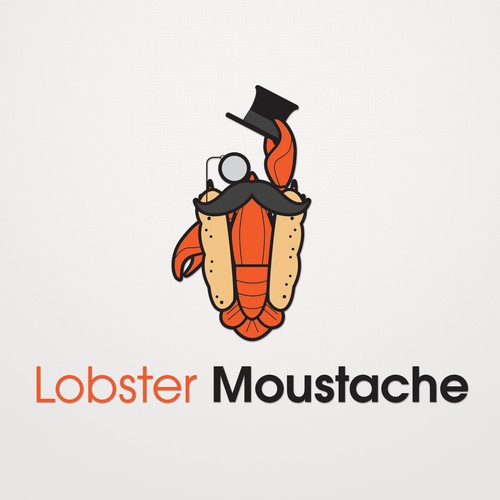 Logo concept for lobster roll restaurant. 