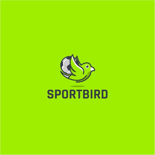 Playful logo for new club member of football