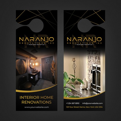 Door hanger design for Naranjo