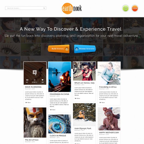 Travel Web Design