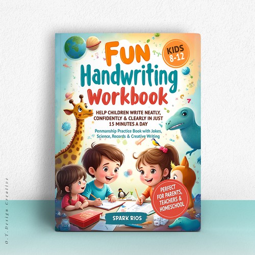 Fun handwriting workbook for kids.