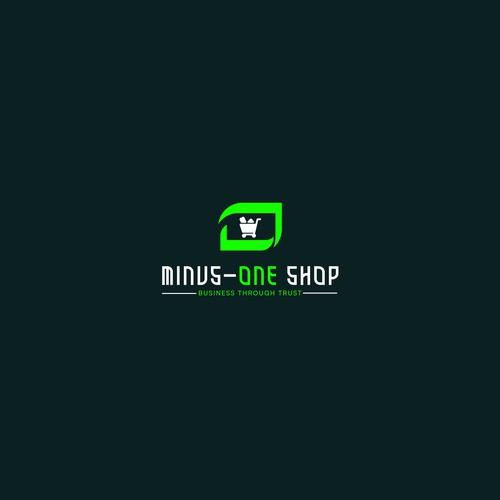 Minus-One Shop - E-Commerce Logo