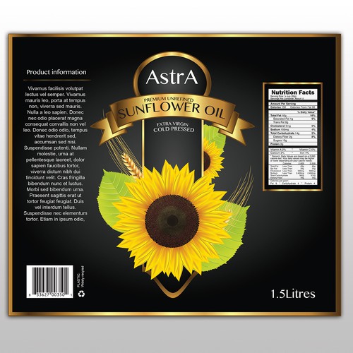 New product label wanted for Astra oil company