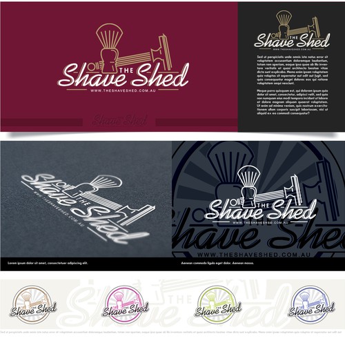 logo for The Shave Shed