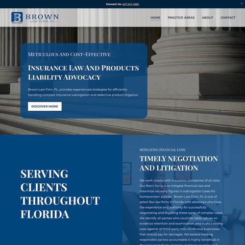 Brown Law Firm, PL Design Customizations
