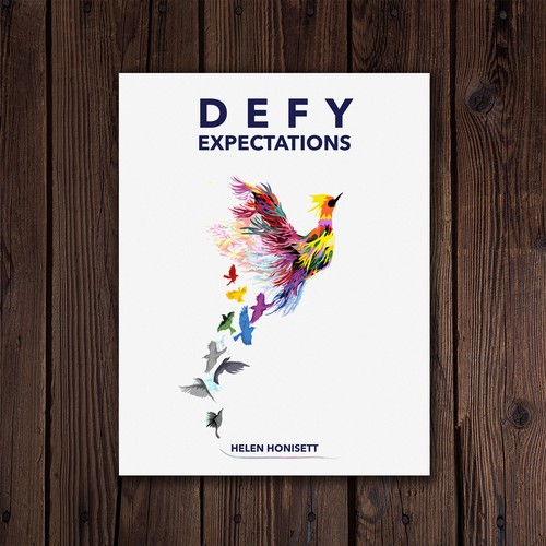 "Defy Expectations"  Book Cover Design