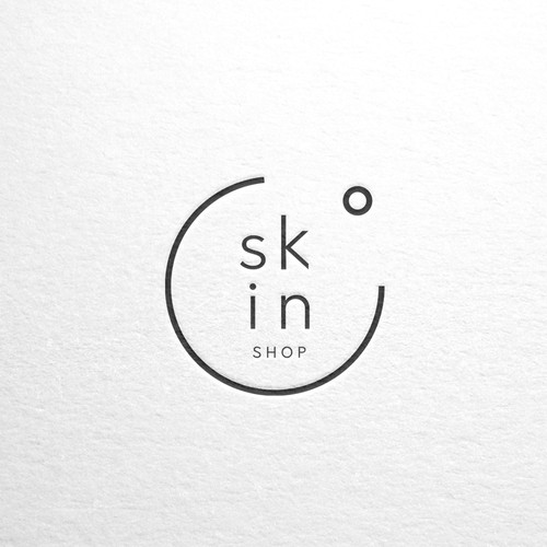 Minimal style logo for Skinshop