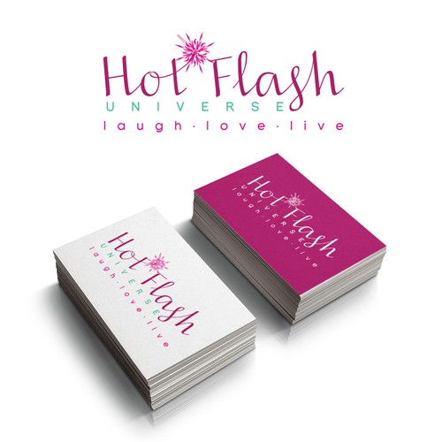 Creative strong, sexy, feminine logo for Hot Flash Universe!