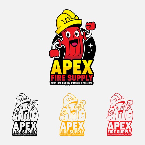 Logo concept for Apex Fire Supply