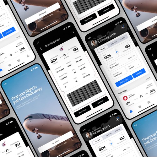 Flight Booking App Design Concept