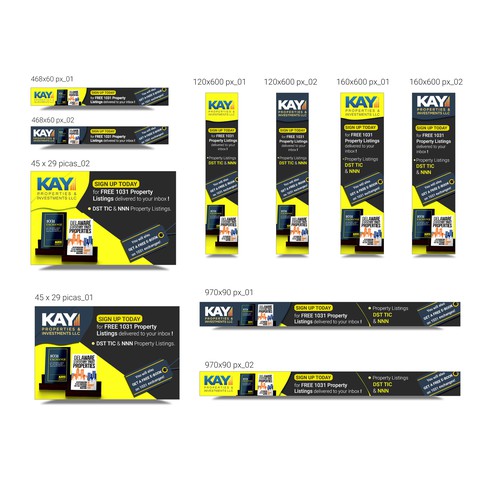 Kay Properties - Banner ad set