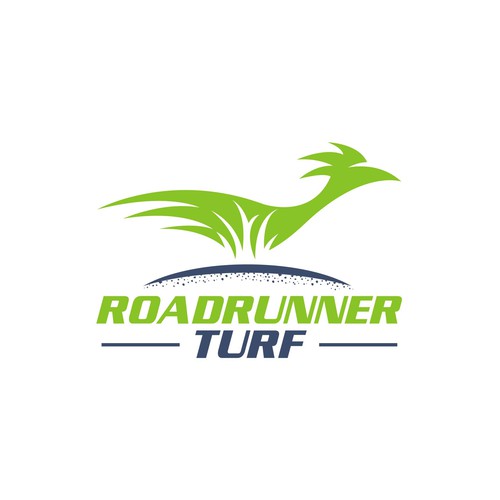 Bold logo concept for Roadrunner turf logo 