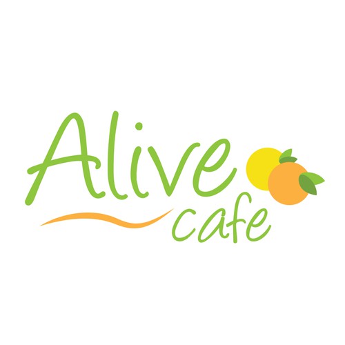 Logo for a vegan cafe