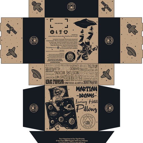Martian Dreams Luxury Hotel Pillows